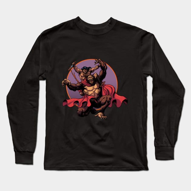 Warrior Long Sleeve T-Shirt by Tomas Aranda T-Shirts